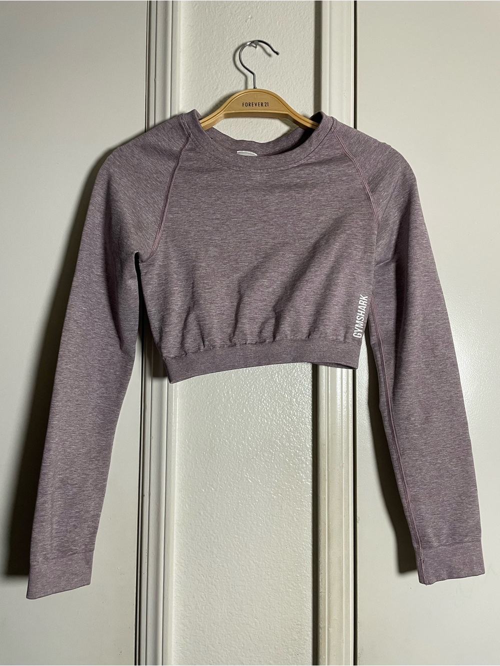 Gymshark | Seamless Long Sleeve Crop Top S Purple
